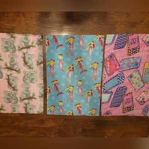 Fleece Cage Liners (Used) Set of 3 Fleece liners for guinea pig hedgehog